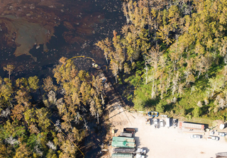 Illustration for article titled The Bayou Corne Sinkhole: A massive oil and gas disaster you’ve probably never heard of